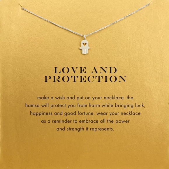 artemis Jewelry - "Sara" Love & Protection Silver Necklace Dainty ♥️